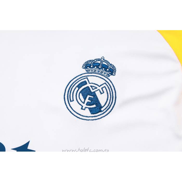 Chandal del Real Madrid Manga Corta 2024-2025 Blanco - Pantalon Corto